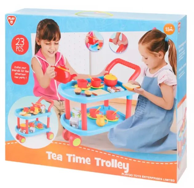 🫖 Wózek do herbaty dla dzieci – Tea Time Trolley (23 elementy)