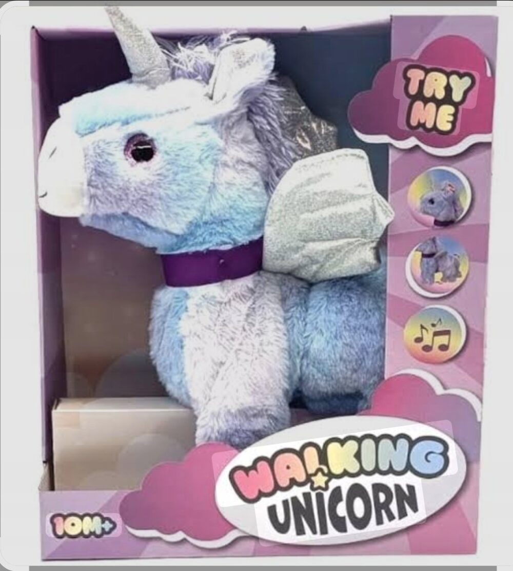 🦄 Chodzący Jednorożec – interaktywna maskotka pełna magii