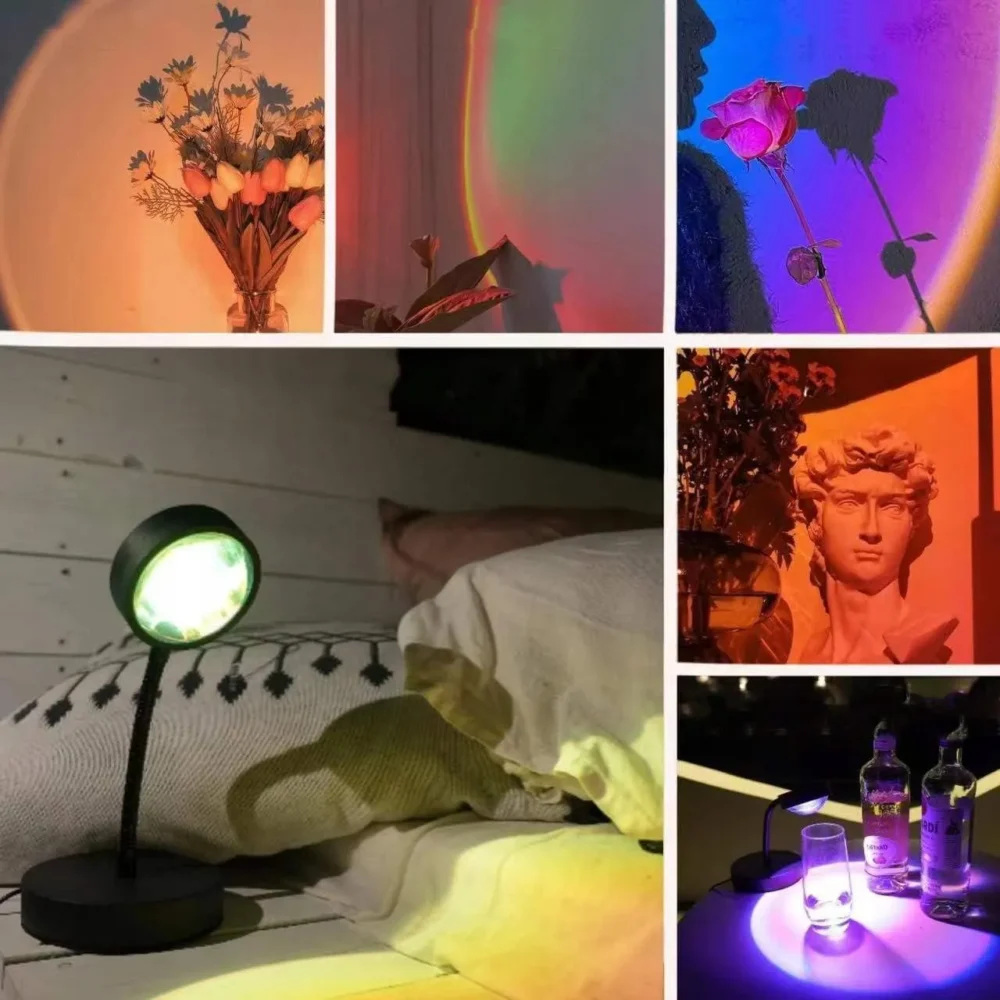 🌅 Projektor Światła Zachodzącego Słońca LED iStrip App - obrazek 5