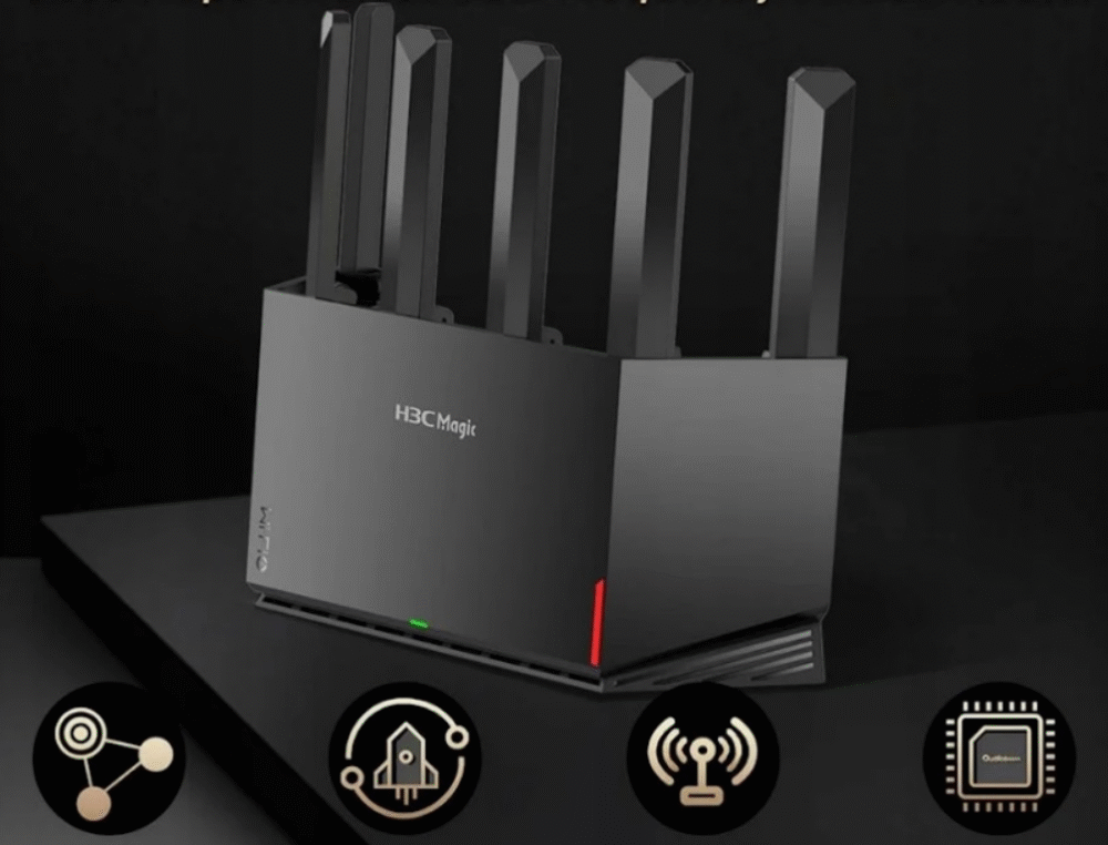 🌐 Router Wi-Fi 6 H3C Magic NX54 – 5400 Mbps - obrazek 4