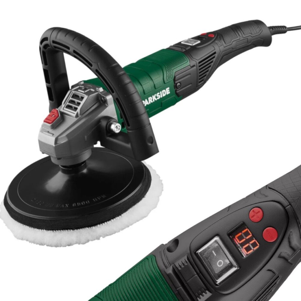 🔧 Polerka rotacyjna Parkside PPM 1200 A1, 1200 W – powystawowa, sprawna - obrazek 3