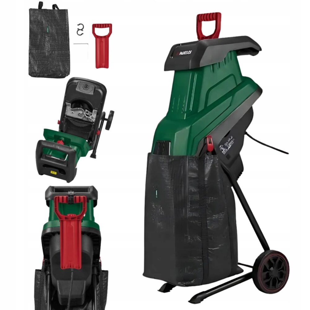 🌳 Rozdrabniacz nożowy do gałęzi 2400 W – Parkside PEMH 2400 A1- powystawowy
