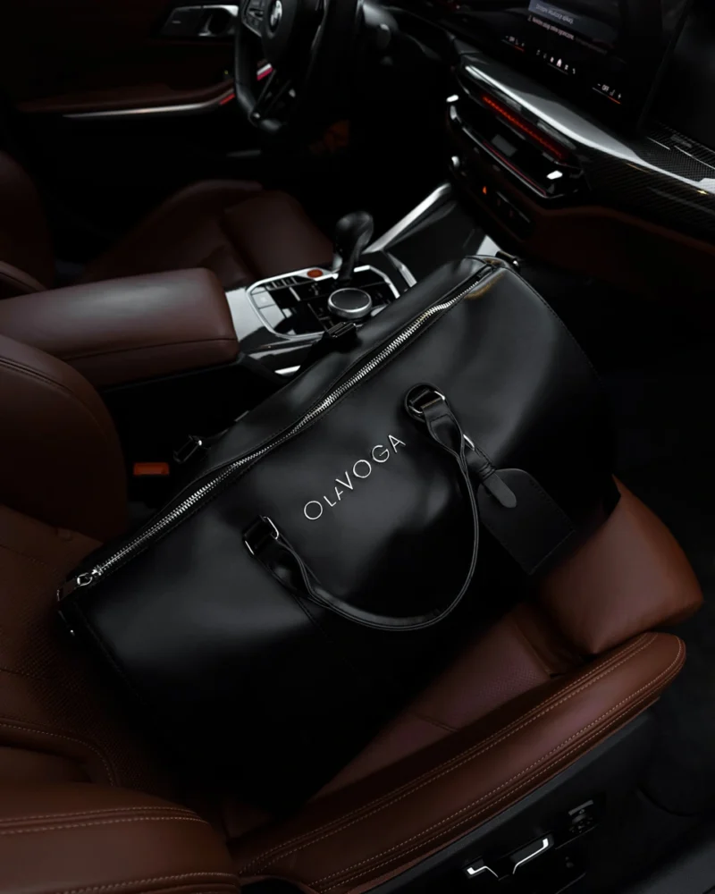 💼Torba męska czarna Olavoga Zorvino – elegancka torba na ramię i do ręki | stylowa torba męska premium