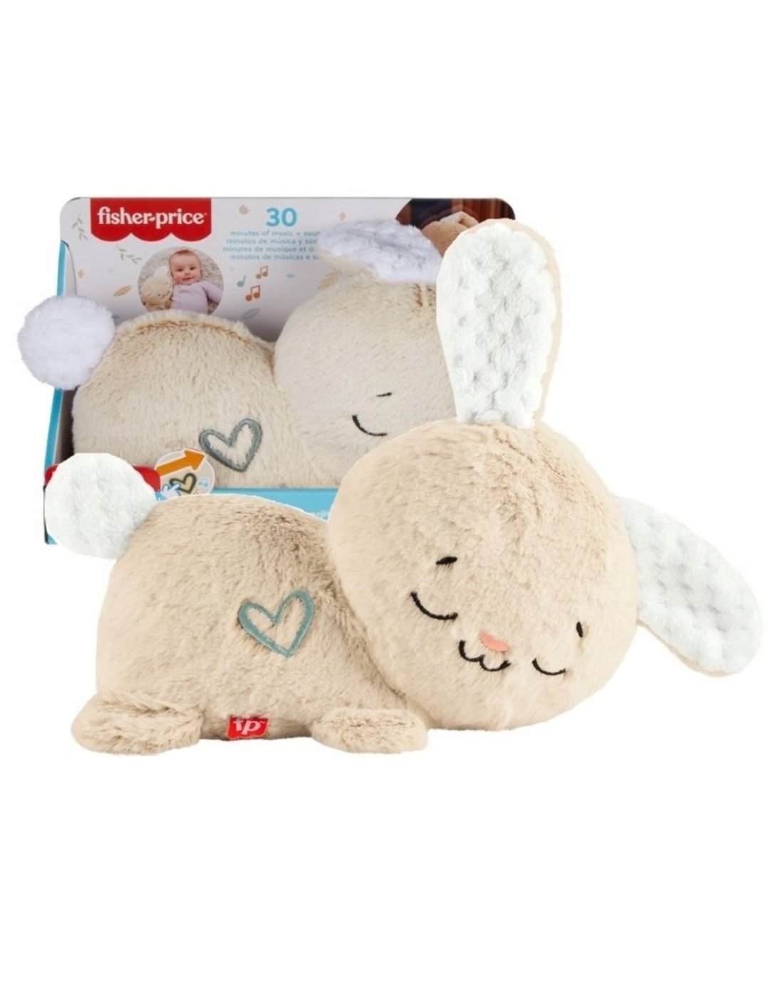 Fisher-Price Śpiący Króliczek Usypiacz Uspokajacz 0+