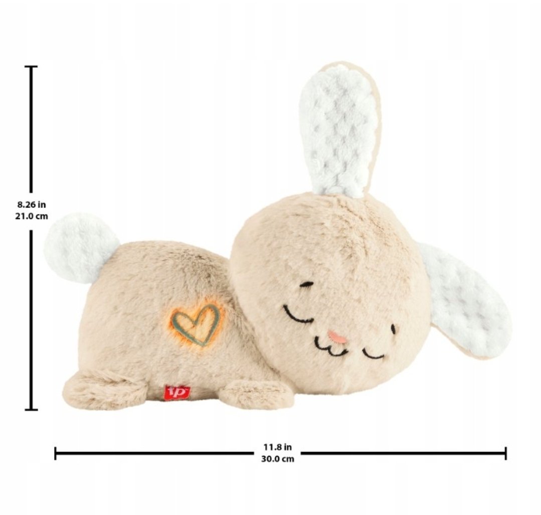 Fisher-Price Śpiący Króliczek Usypiacz Uspokajacz 0+ - obrazek 2