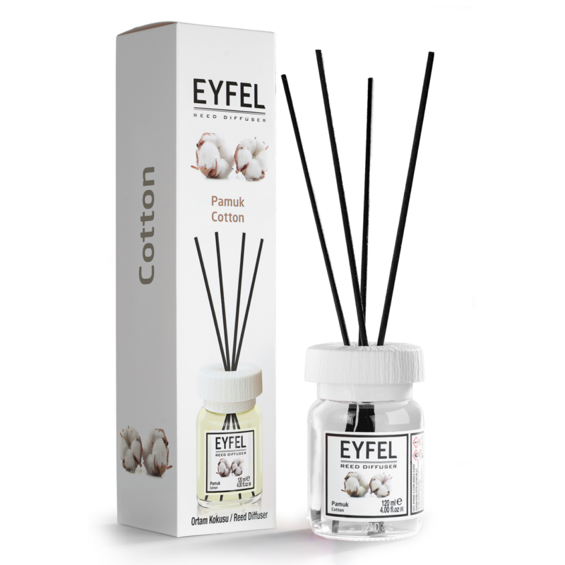 Eyfel Cotton Bawełna – dyfuzor zapachowy z patyczkami 120 ml