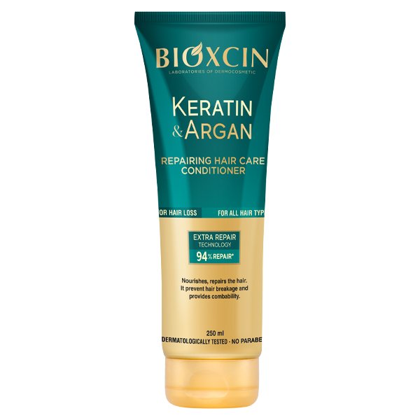 Bioxcin Keratin & Argan Odżywka Regenerująco-Odbudowująca do Włosów 250 ml