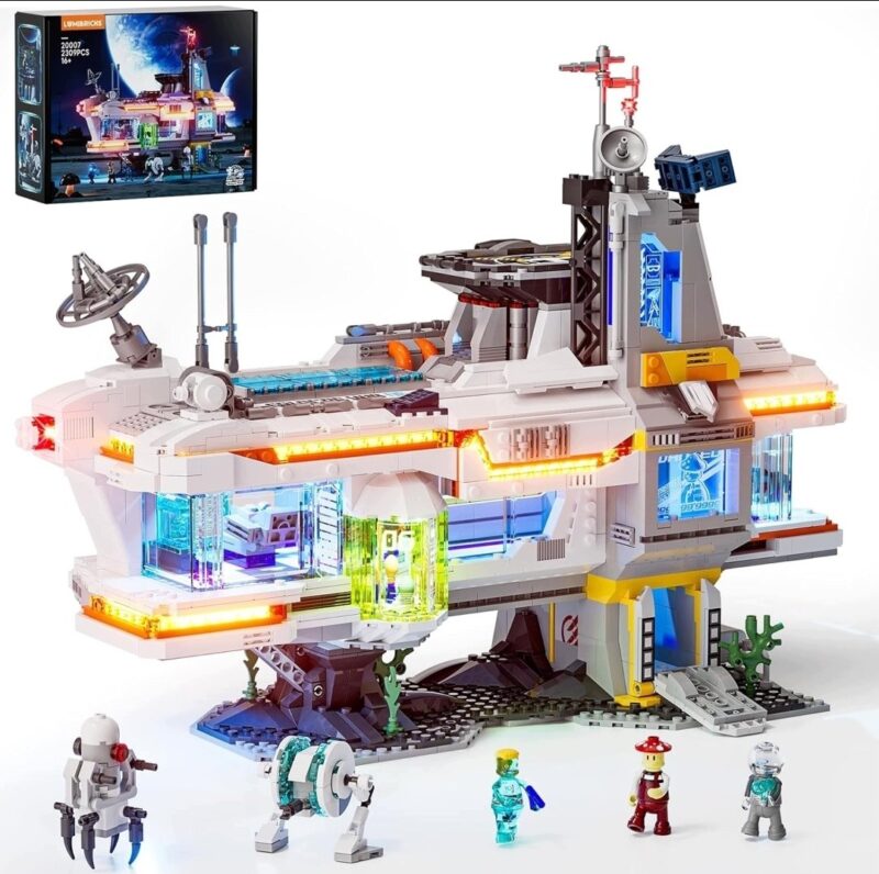 LUMIBRICKS 20007 Alien Frontier Bounty Hub klocki 2309 el. LED 16+