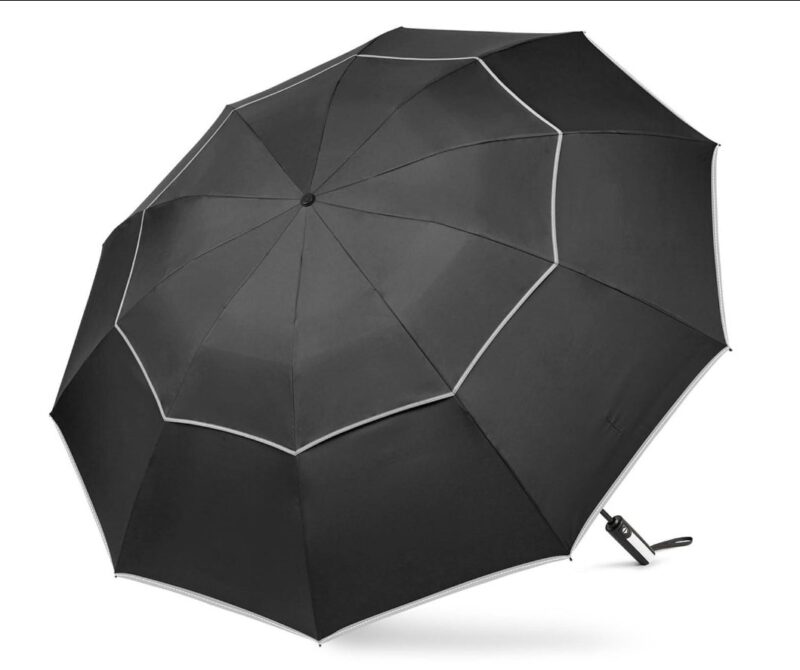 G4Free Parasol Automatyczny Składany 46" Odblaskowy Czarny