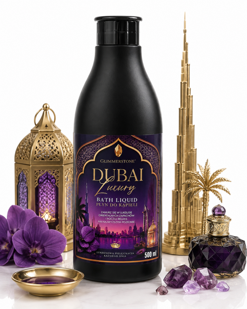 Glimmerstone Dubai Luxury Perfumowany Płyn do Kąpieli 500 ml