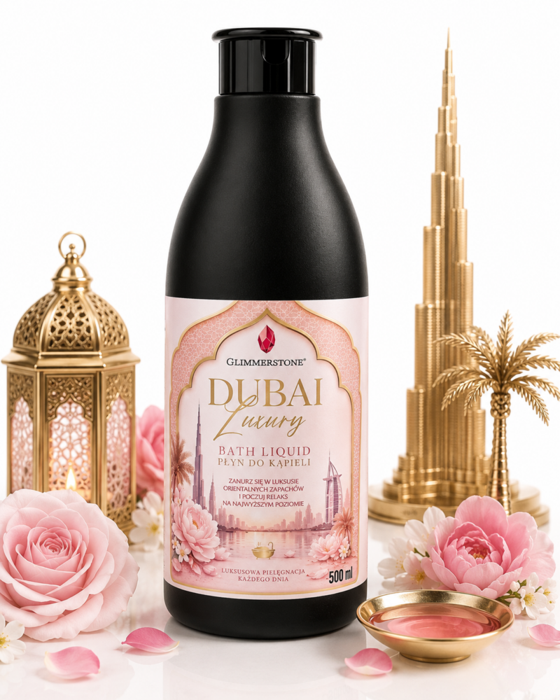Glimmerstone Dubai Luxury Kwiatowy Perfumowany Płyn do Kąpieli 500 ml