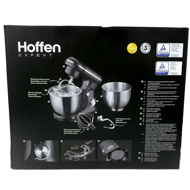 Robot planetarny HOFFEN 1300W zestaw 2 misy,końcówki - obrazek 2