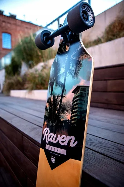 Deskorolka Longboard RAVEN Miami - obrazek 2