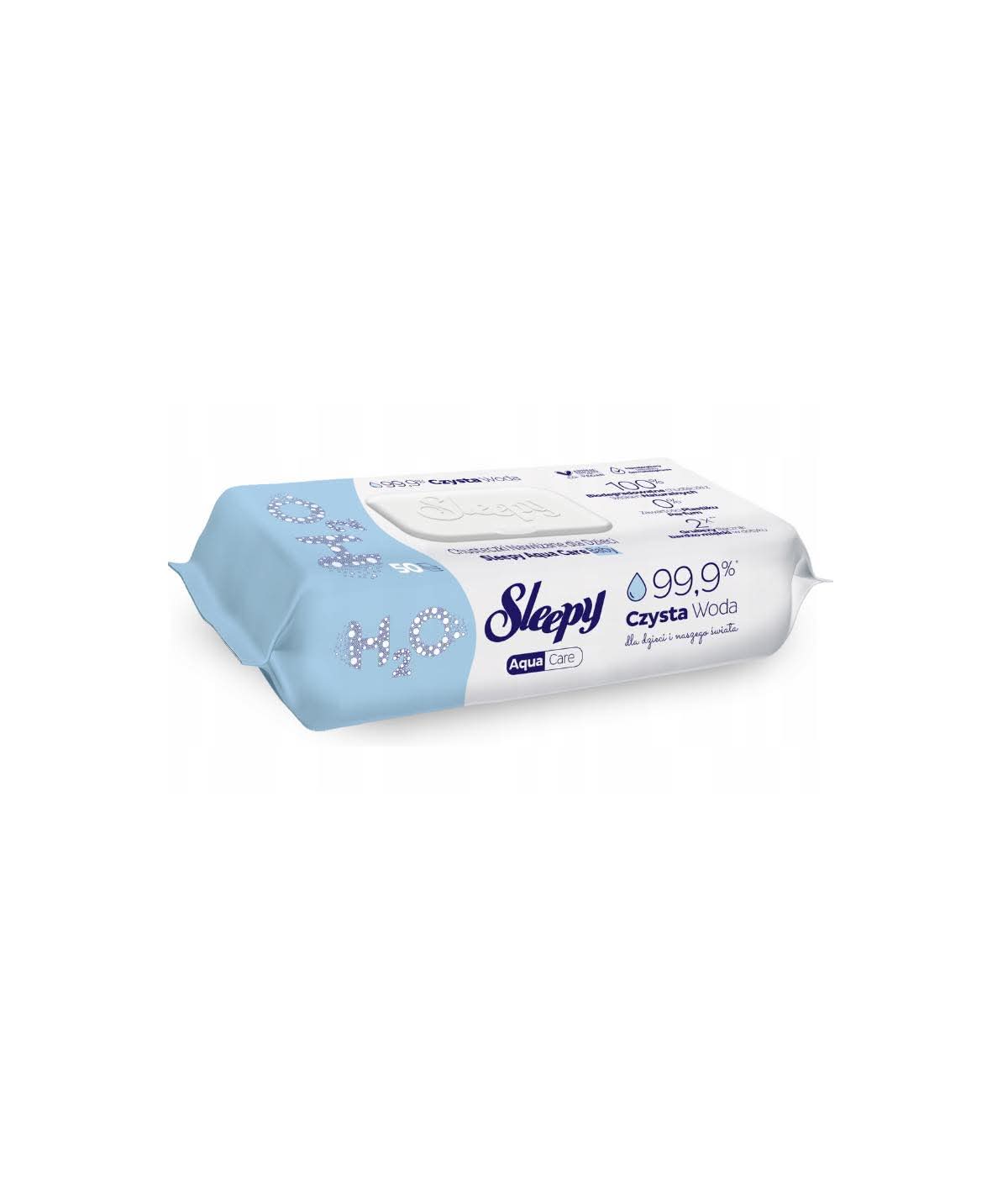 Chusteczki nawilżane 99,9% wody | Sleepy 12 szt karton - obrazek 2